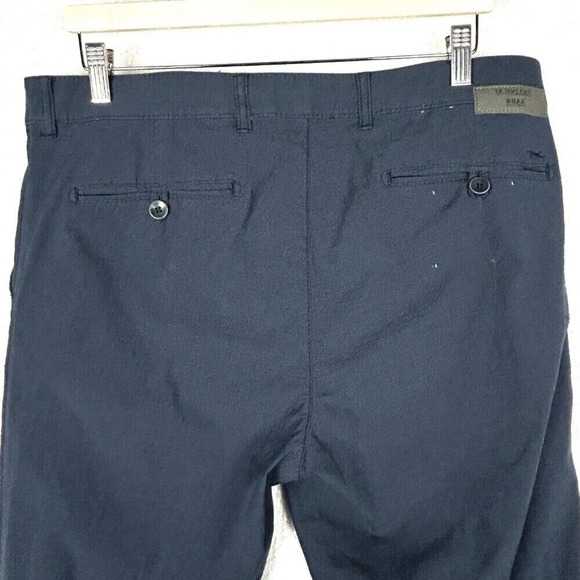 Brax Pants Men 37x29* Blue Everest Ultralight Chino Straight Regular Fit Stretch - Picture 7 of 15